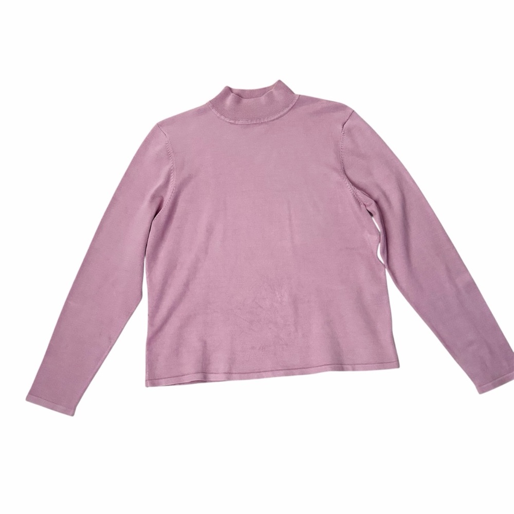 Pendleton Silk Mauve Knit Sweater